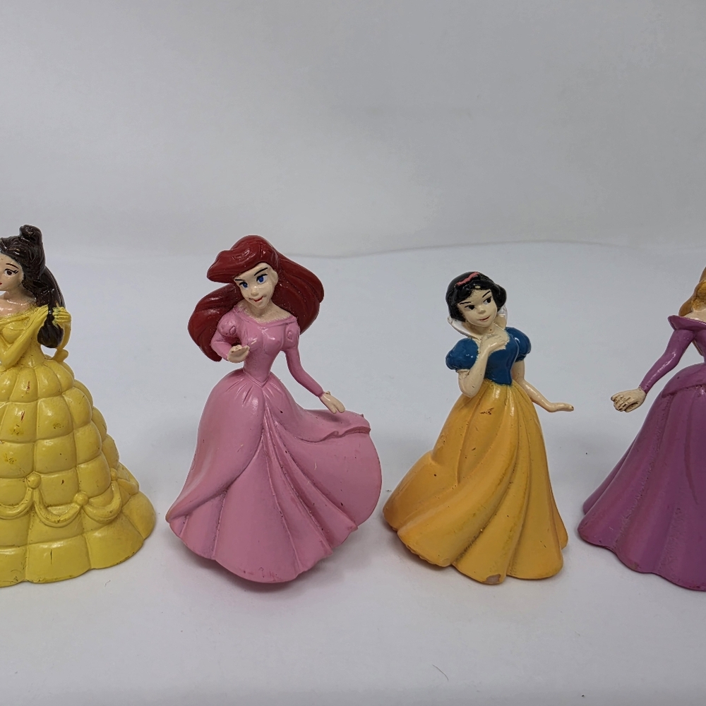 Disney Princess 2" Toy Lot of 4